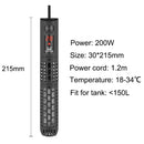 SUNSUN Aquarium Submersible Heater Fish Tank LCD Display Digital Adjustable Water Heating Rod Constant Temperature Control 500W