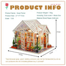 CUTEBEE, casa de muñecas DIY, Mini Casa de muñecas en miniatura de madera con jardín para construir muebles, Kit de Casa, juguetes para niños, regalo de cumpleaños