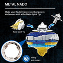 Infinity Nado 5 Deluxe Advanced Series Non Stop Battle Set Metal Spinning Top Gyro With Magnetic Launcher Anime Kid Toy