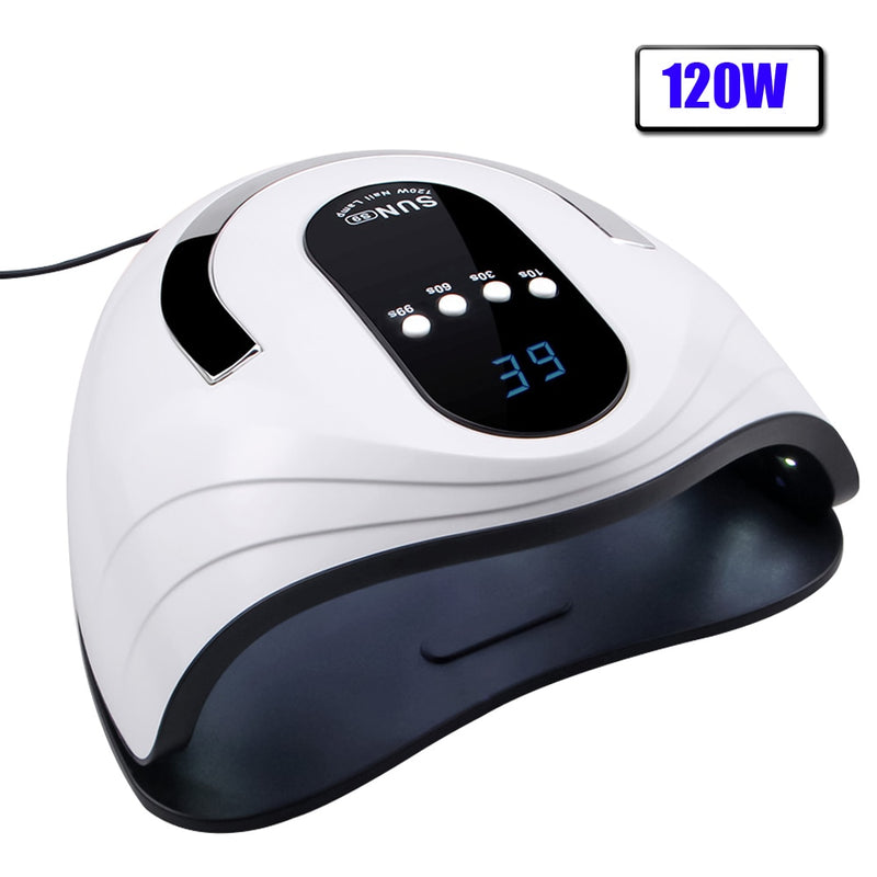 90/72W UV Lamp Led Nail Dryer With Sensor LCD Display 10/30/60/90 Timer For All Gels Polish Professional Manicure Nail lamp