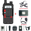 BaoFeng Walkie Talkie UV 10R V2 Two Way CB Radio Transmitter Long Range UV-10R 128CH VHF UHF 136-174Mhz 400-520Mhz Dual Band