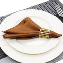 50pcs/lot Napkins 30cm Square Satin Fabric Handkerchief Table Dinner Napkin For Wedding Decoration Party Event Home Supplies