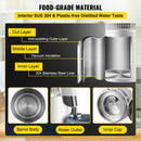 VEVOR Pure Water Distiller Stainless Steel 4L Dental Distilled Water Machine Filter Medical Labs Electric Distillation Purifier
