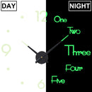Reloj de pared grande 3D DIY, diseño moderno, pegatina de pared silenciosa, espejo acrílico, Relojes de pared autoadhesivos, decoración del hogar para sala de estar