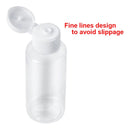 20 piezas 10/20/30/50/60/100/120ml botellas de champú de plástico Vail vacío para contenedor de viaje loción cosmética