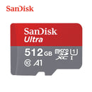 SanDisk Ultra Memory Card 64GB 128GB 256GB 512GB  MicroSDXC 32GB MicroSDHC TF Card Class10 A1 UHS-I Micro SD Card For Phone