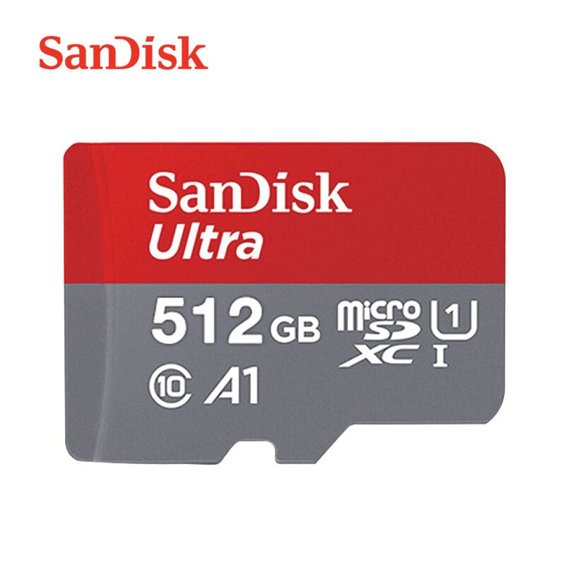 SanDisk Ultra Memory Card 64GB 128GB 256GB 512GB  MicroSDXC 32GB MicroSDHC TF Card Class10 A1 UHS-I Micro SD Card For Phone