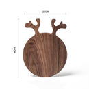 Tablas de cortar Tabla de cortar de madera maciza Tabla de pizza de nogal negro Tabla de pan de filete de madera entera Cortar verduras Fruta