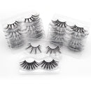 Mink 25mm Lashes In Bulk Pack Wholesale With Case Fluffy Messy 3d False Lash Big Eyelashes Items For Business Resale
