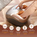 MARESE Electric Foot Massager Machine With Deep Vibration Massage Heated Rolling Kneading Air Compression Healthy Gift M7 Plus
