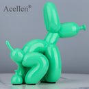 Squat Balloon Dog Statue Resin Sculpture Home Decor Modern Nordic Home Decoration Accessories for Living Room Animal Figures