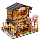 Cutebee DIY Dollhouse Kit Apartment Loft Wooden Miniature Doll Houses With Furniture LED Lights for Children Birthday Gift