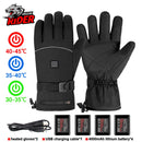 HEROBIKER Motorcycle Gloves Waterproof Heated Guantes Moto Touch Screen Battery Powered Motorbike Racing Riding Gloves Winter##