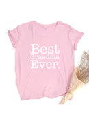 Bestes Oma-T-Shirt Bestes Mama-T-Shirt Geschenk für neues Grammy-niedliches Muttertags-T-Stück Lustige Großmutter-T-Shirts Kleidung