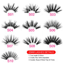 Mink 25mm Lashes In Bulk Pack Wholesale With Case Fluffy Messy 3d False Lash Big Eyelashes Items For Business Resale