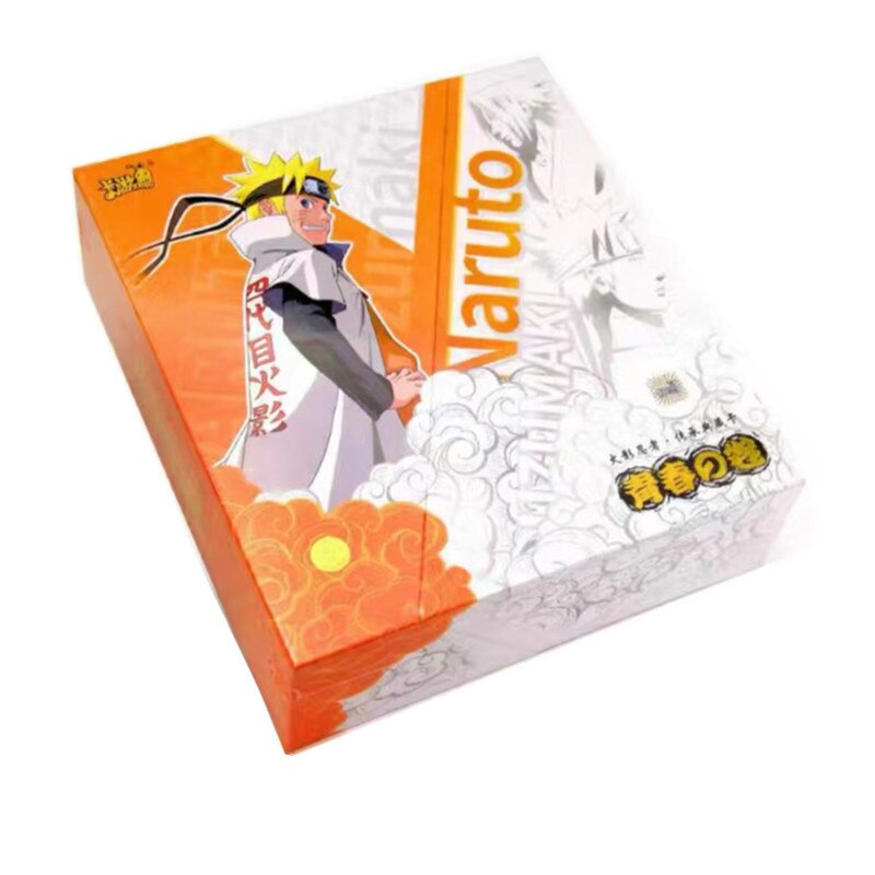 KAYOU Genuine Naruto Cards Box Anime Figure Card Booster Pack Sasuke Collection Flash Card Toy Birthday Christmas Gift for Kids