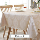 Manteles impermeables De Europa, mantel De mesa estampado, Fondo De PVC, mantel De plástico, mantel De decoración para el hogar, Manteles Toalha De Mesa