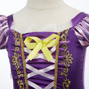 Girls Rapunzel Dress Kids Summer Tangled Fancy Princess Costume Children Disguise Birthday Carnival Halloween Party Clothes 2-8T