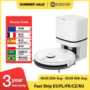 2021 NEATSVOR S600 Robot Vacuum Cleaner Laser Navigation 6000PA Dust Bag Automatic Dust Collection System Smart Home