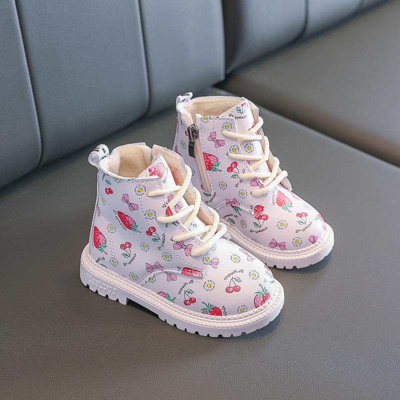 Winter Rubber Children Boots New 2019 Fashion Children Shoes For Girls Genuine Leather Boy Sneakers Sapato Infantil Kids Boots