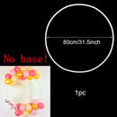 Plastic Balloon Arch Ring DIY Background Holder Circle Ballon Column Base Baby Shower Birthday Wedding Party Decor Bridal Shower