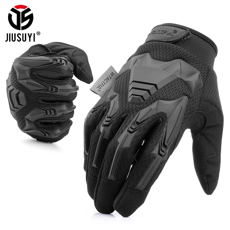 Tactical Military Gloves Army Paintball Shooting Airsoft Combat Bicycle Rubber Protective Anti-Skid Full Finger Glove Men Women