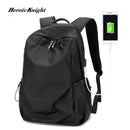 Mochila Heroic Knight para hombre, Mochila para ordenador portátil de 15,6 pulgadas, Mochila impermeable para viaje al aire libre, Mochila escolar para adolescentes