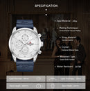 Mens Watches NAVIFORCE Top Brand Luxury Waterproof 24 hour Date Quartz Watch Man Fashion Leather Sport Wrist Watch Men Clock