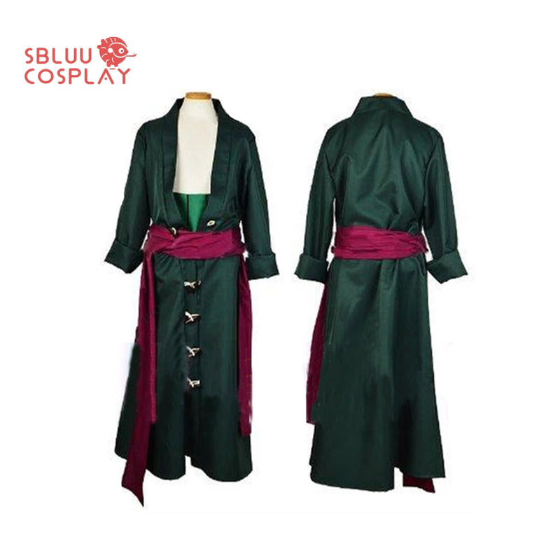 SBluuCosplay Anime Roronoa Zoro Cosplay Costume Clothes Full Set Custom Made