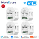 WiFi Mini Smart Curtain Switch Module Roller Blinds Shutter Motor Smart Life Tuya APP Remote Control Work with Alexa Google Home