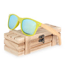 BOBO BIRD Square Vintage Sunglasses for Men Women Wood Sun Glasses 2022 Retro Polarized Eyewear lunette de soleil femme