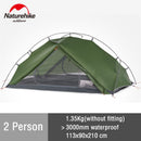 Naturehike VIK Tent 1 2 Person Ultralight Tent Portable Travel Hiking Outdoor Tent Airy Fishing Tent Waterproof Camping Tent