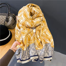 Warm Winter Scarf Cashmere Women Pashmina Design Print Shawls Wrap Female Thick Blanket Soft Bufanda Stoles 2022 Fashion