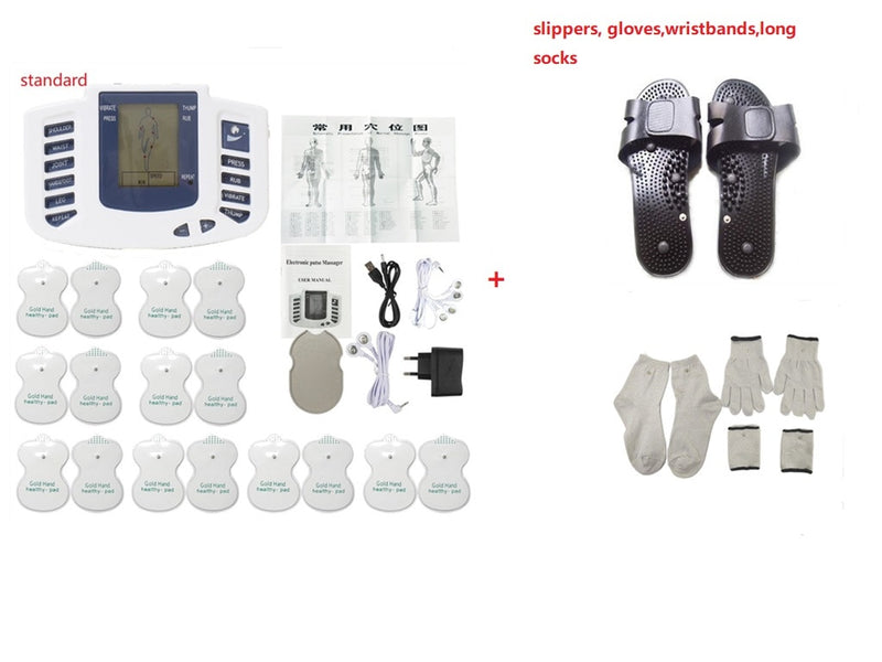 JR-309A Elektrischer Tens-Muskelstimulator Digitale Muskeltherapie Ganzkörpermassage Relax 16pads Puls Ems Akupunktur Gesundheitspflege