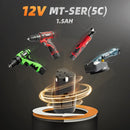 WOSAI 45NM Cordless Electric Wrench 12V 3/8 Ratchet Wrench set Angle Drill Screwdriver to Removal Screw Nut Car Repair Tool