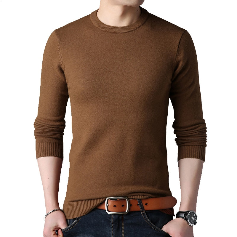 BROWON Brand Men Autumn Sweater Men&