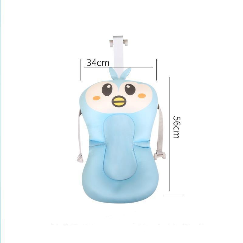 1pc Portable Baby Non-Slip Bath Tub NewBorn Air Cushion Bed/Chair/Shelf Baby Shower Cute Animal Cartoon Baby Bath Pad