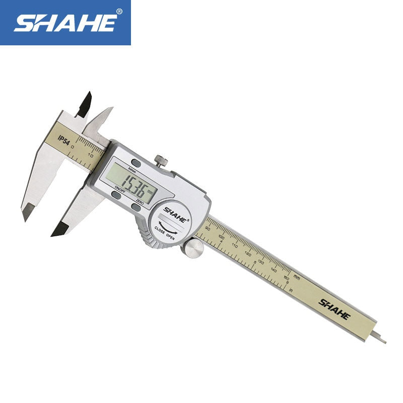 SHAHE Digital Caliper 0-150 mm/6&quot; Stainless Steel Digital Caliper Vernier Caliper Gauge Micrometer Electronic Caliper