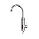 TINTON LIFE Stainless Steel Electric Water Heater Temperature Display Kitchen Tankless Instant Hot Water Faucet 3000W
