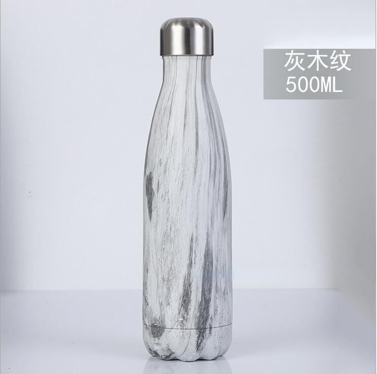 FSILE 500/1000ml Double-Wall Insulated Vacuum Flask Stainless Steel Water Bottle Cola Water Beer Thermos for Sport Bottle