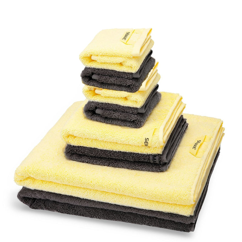 SEMAXE Luxury Bath Towel Set,2 Large Bath Towels,2 Hand Towels,4 Washcloths. Cotton Highly Absorbent Bathroom Towels (Pack of 8)