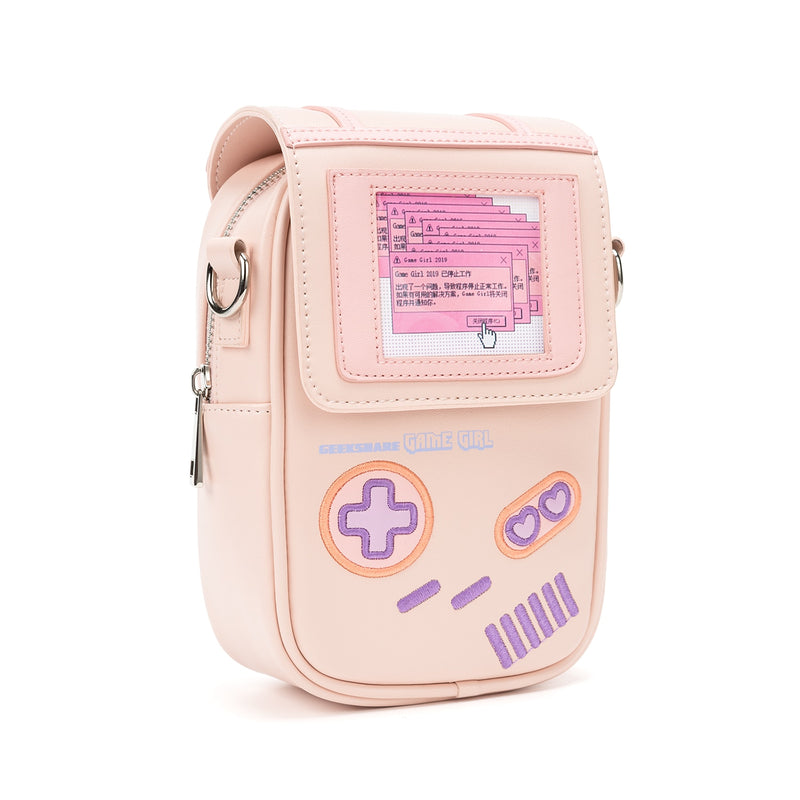 GeekShare Game Girl Bag For Women Kawaii Light Blue One Shoulder Bags Girl 2022 New Fashion Messenger Bag Super Cute With Strap