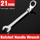 Combination Ratchet Wrench, with Flexible Head, Dual-purpose Ratchet Tool, Ratchet Combination Set. Car Hand Tools