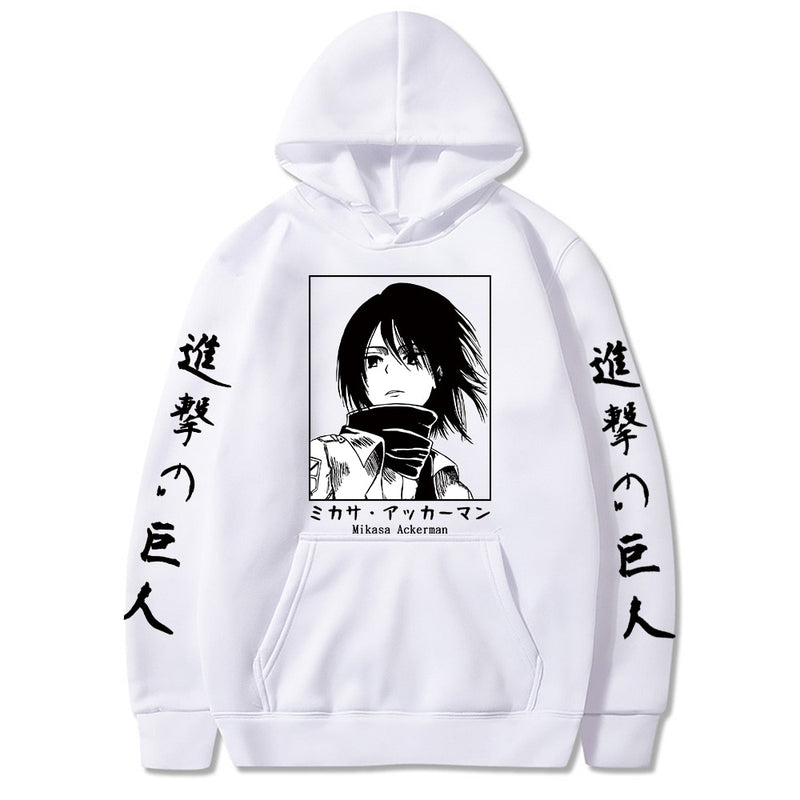 Attack on Titan Hoodie Anime Printed Sweatshirt Casual Hoodie Clothes Harajuku