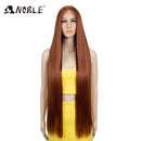 Noble Cosplay Wigs For Black Women Straight Synthetic Lace WIg 38 Inch Ombre Blonde Lace Wig Cosplay Blonde Synthetic Lace Wig