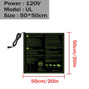 Seedling Heat Mat 110/120/220/230V Seed Germination Growth Heat Mat Plant Potted Bonsai Keep Warm Pad Garden Supplies US UK