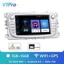Podofo 4G HIFI Android 10 2 Din Car Radio Multimedia Video Player For Ford Focus S-Max Mondeo 9 Galaxy C-Max Navigation GPS 2din