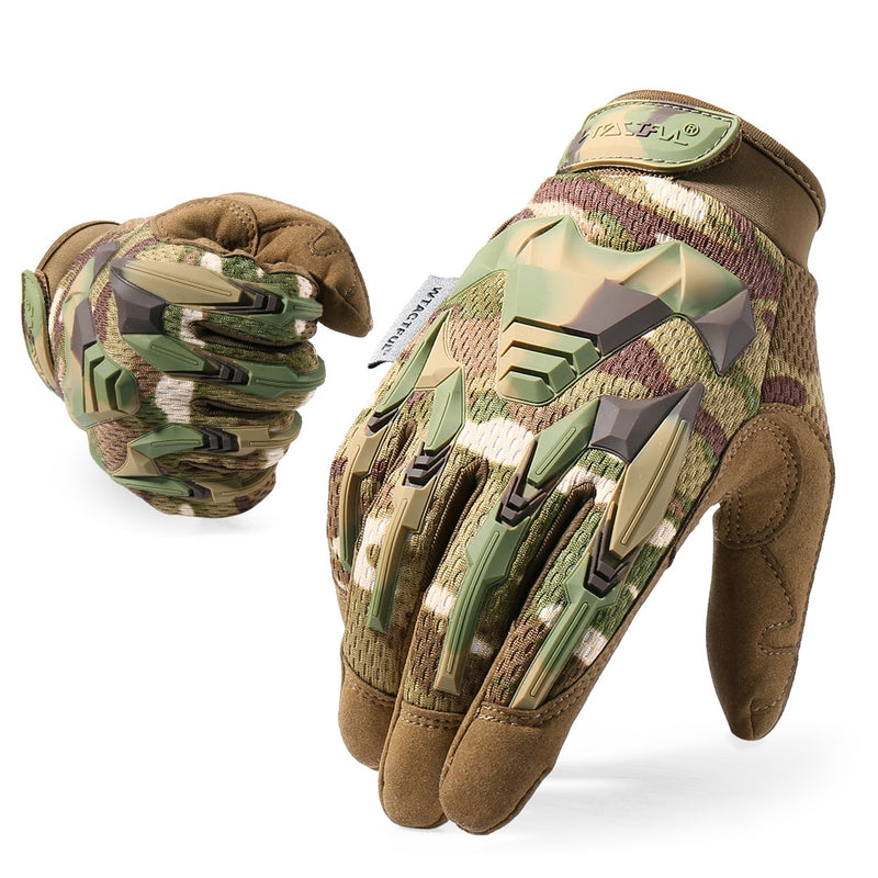 Guantes tácticos de dedo completo para pantalla táctil, guantes militares para Paintball, Airsoft, trabajo de combate, conducción, montar, guantes de caza para hombres y mujeres