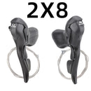 microNEW Road Bike Shifter 7/8/9/10/11 Speed Dual Control Lever Road Cycling Brake Lever For 22.2-23.8mm Handlebar