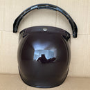 Soman cara abierta casco Visor burbuja Flip Up motocicletas Visor capacete lente casco accesorios BV01